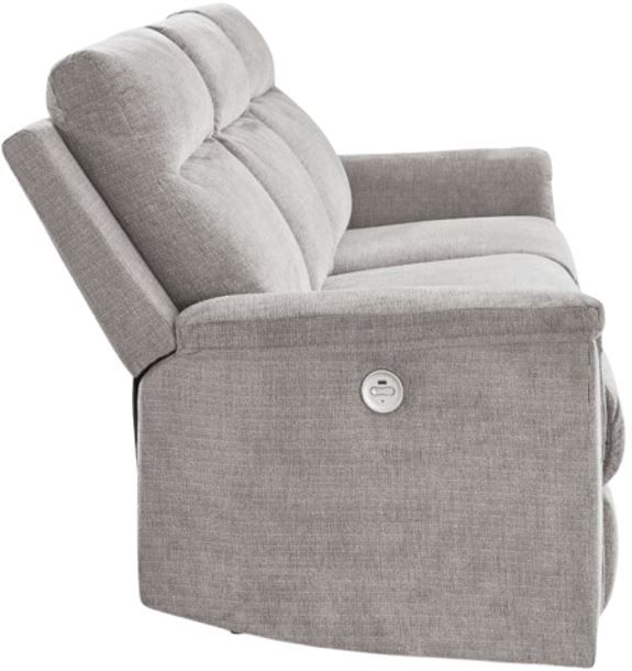 Signature Design by Ashley® Barnsana Ash Power Reclining Sofa-2