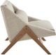 Olliix by INK+IVY Mustard Yellow/Pecan Boomerang Accent Chair-1