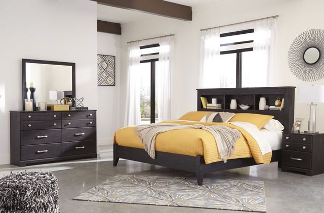 Signature Design by Ashley® Reylow Dark Brown Dresser and Mirror Set-2