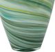 A & B Home Green Tall Swirling Glass Vase-2