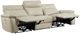 Homelegance® Maroni Taupe Double Power Reclining Sofa with Power Headrests-3