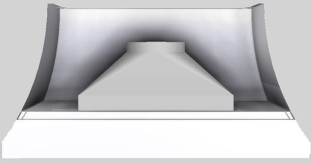 Vent-A-Hood® Designer Series 60" White Wall Mounted Range Hood-2