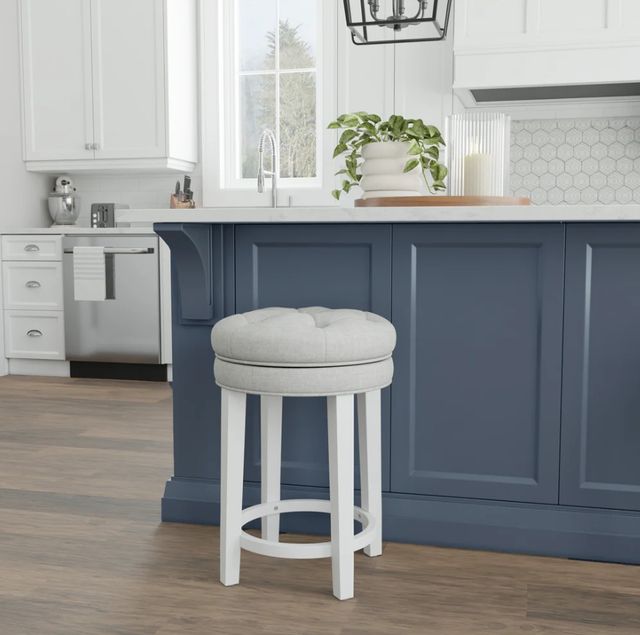 HH2 Home Halister Gray/White Counter Height Stool-3