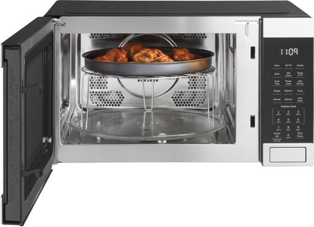 GE® 1.0 Cu. Ft. Stainless Steel Countertop Microwave-3