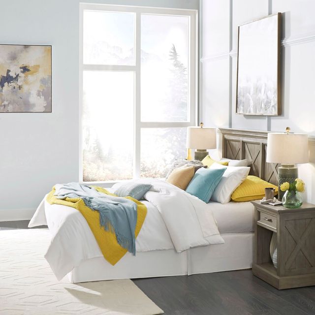 Homestyles® Mountain Lodge 2-Piece Gray Queen Bedroom Set-1