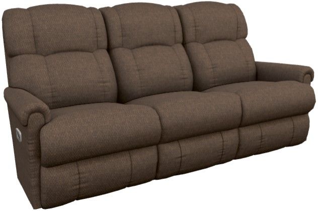 La-Z-Boy® Pinnacle Espresso Power Wall Reclining Sofa with Headrest-0