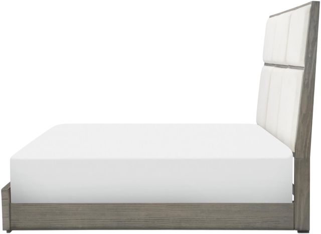 Legacy Classic Terra Luna Nightfall/White Cloud Queen Upholstered Panel Bed-2