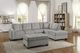 Homelegance® Emilio Taupe Ottoman-1