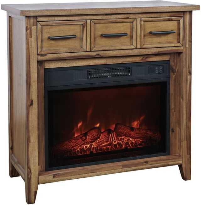 Jofran Inc. Claremont Brown 32" Fireplace-0