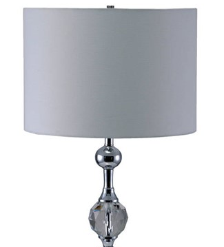 Furniture of America® Emi Silver Table Lamp-1