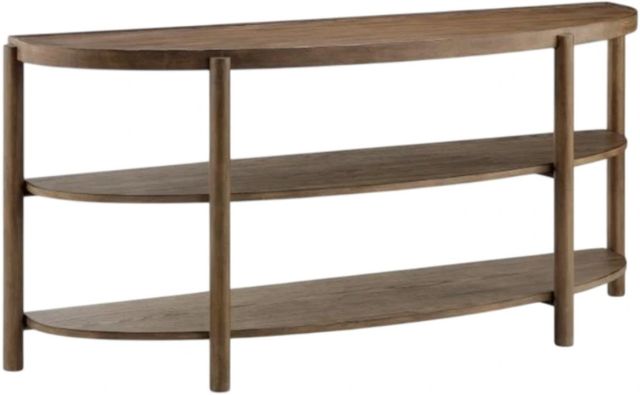 Magnussen Home® Hadleigh Honey Demilune Sofa Table-0