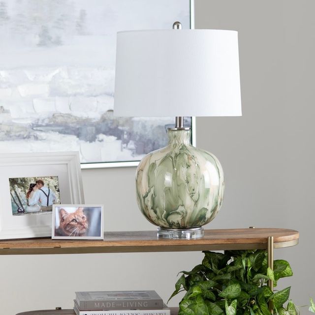 Crestview Collection Waverly Green Table Lamp-1