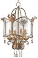 Currey & Company Zara Viejo Gold/Viejo Silver Medium Lantern-0