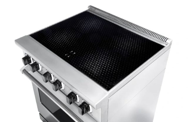 Viking® 5 Series 30" November Sky Pro Style Induction Range-3
