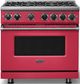 Viking® 7 Series 36" Valentine Pro Style Liquid Propane Gas Range-0