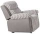 Furniture of America® Dionysus Gray Manual Glider Recliner-0
