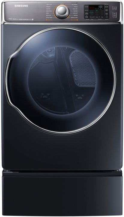 Samsung 9100 Series 9.5 Cu. Ft. Onyx Front Load Electric Dryer-1