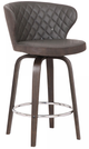 Armen Living Mynette Brown 30" Swivel Bar Stool-0