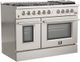 FORNO® Alta Qualita 48" Stainless Steel Freestanding Gas Range-1