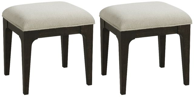 Emerald Home Sutton Place 2-Piece Beige/Cocoa Stool Set-0