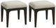 Emerald Home Sutton Place 2-Piece Beige/Cocoa Stool Set-0