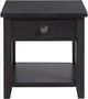 Elements International Kendyl Espresso Occasional End Table-1