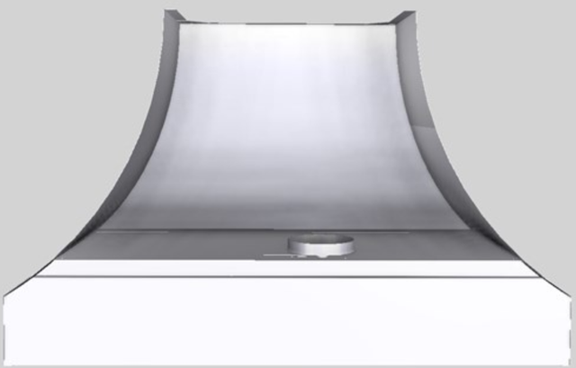 Vent-A-Hood® Designer Series 48" White Wall Mounted Range Hood-2