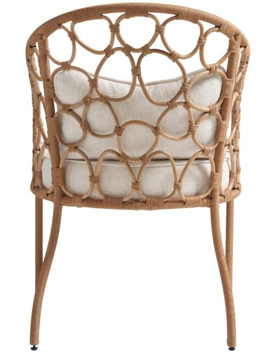 Universal Explore Home™ Weekender Coastal Living Home Pebble Natural-Nomad Snow Dining Arm Chair-3