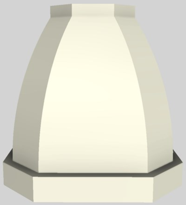 Vent-A-Hood® Designer Series 48" Biscuit Island Range Hood-2