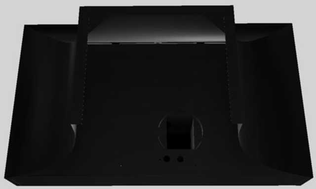 Vent-A-Hood® Designer Series 42" Black Wall Mounted Range Hood-3