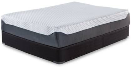 Sierra Sleep® by Ashley® Chime Elite 2-Piece 12" Memory Foam and Best Adjustable Base Queen Mattress Set-1