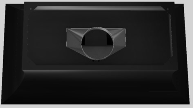 Vent-A-Hood® Designer Series 54" Black Island Range Hood-2
