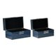 A & B Home 2-Piece Blue Decorative Box Set-3
