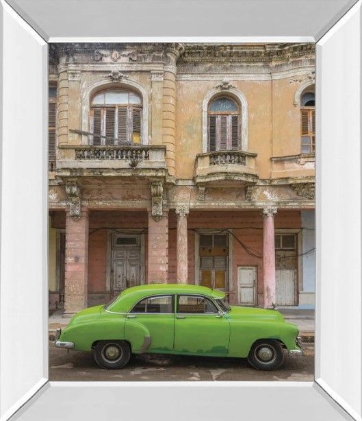 Classy Art Classic Havana by Alan Copson Mirror Framed Wall Art-0