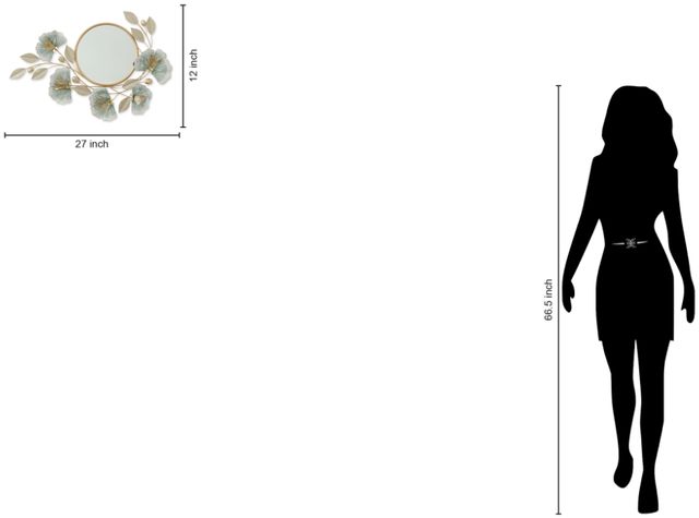 Classy Living Floral Wall Mirror-2