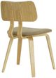 Armen Living Jaguar 2-Piece Oak/Vintage Taupe Dining Chair Set-3