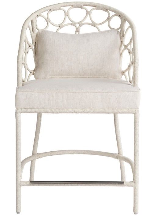 Universal Explore Home™ Weekender Coastal Living Home Pebble Sea Salt Counter Stool-2