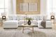 Signature Design by Ashley® Wynncroft Manor 4-Piece Chalk Double Chaise Sectional-1