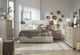 Liberty Furniture Belmar 3-Piece Silver Champagne/Washed Taupe Queen Upholstered Sleigh Bedroom Set-0
