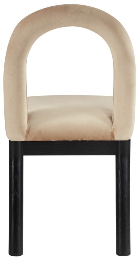 Meridian Furniture Conrad Beige/Black Upholstered Dining Chair-4