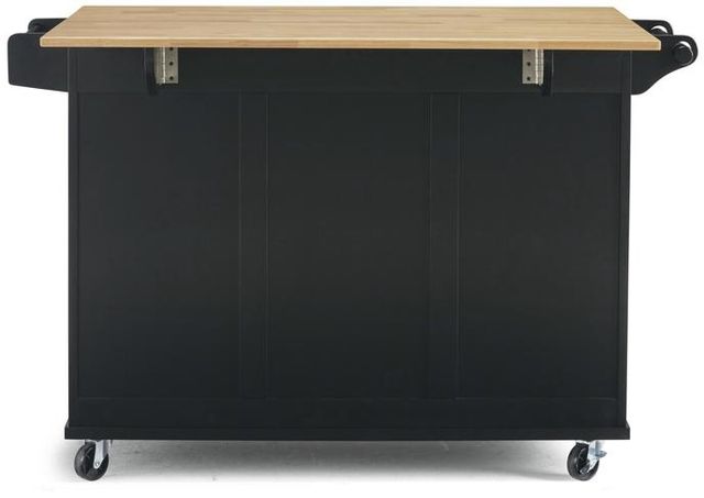 homestyles® Dolly Madison Black Kitchen Cart-4