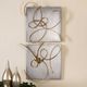 Uttermost® Harmony 2-Piece Gold Leaf Wall Art Set-1