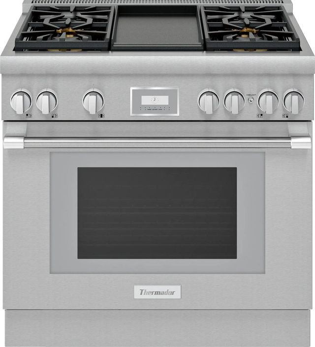 Thermador® Pro Harmony® 36" Stainless Steel Pro Style Dual Fuel Range-0