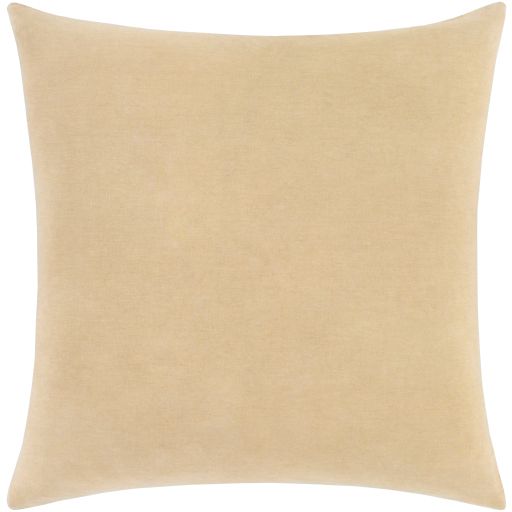 Surya Accra Khaki 18"x18" Toss Pillow with Polyester Insert-1