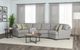 Emerald Home Analiese 3-Piece Light Gray Cuddler Sectional-1