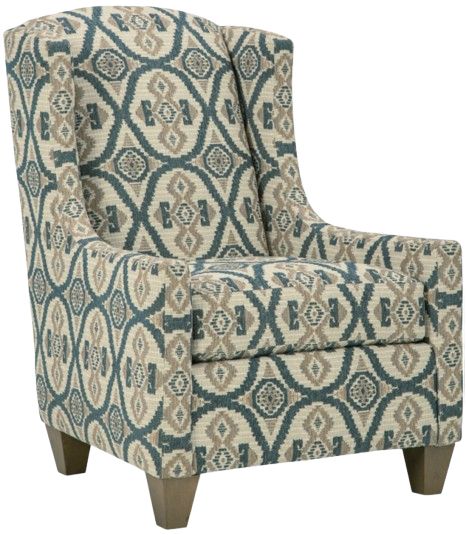 Craftmaster® Customizable New Traditions Plush Tight Back Wing Chair-0