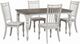 Liberty Furniture Magnolia Manor 5-Piece Antique White/Weathered Bark Optional Dining Set-0
