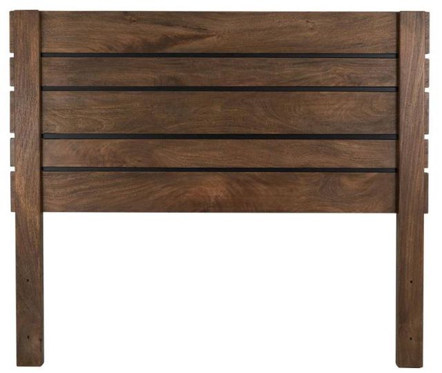 International Furniture Direct Merida Brown Eastern King Panel Bed-2