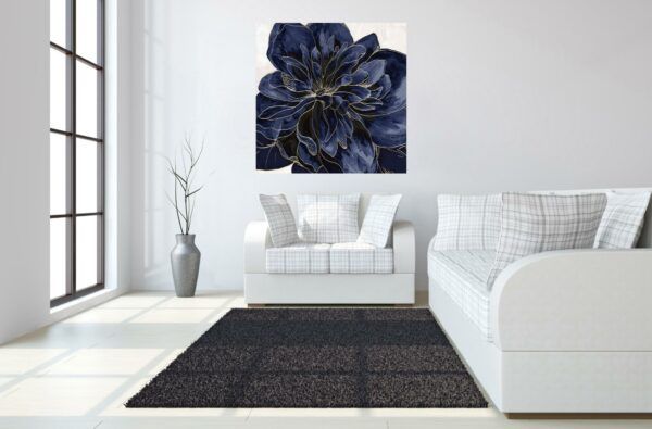 Classy Art Style 20 Floating Tempered Glass with Foil Wall Art-2