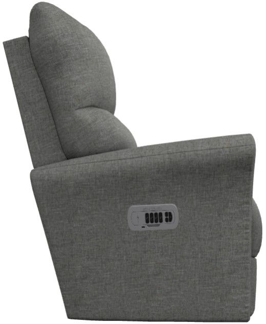 La-Z-Boy® Rowan Charcoal Power Wall Recliner with Headrest and Lumbar-3